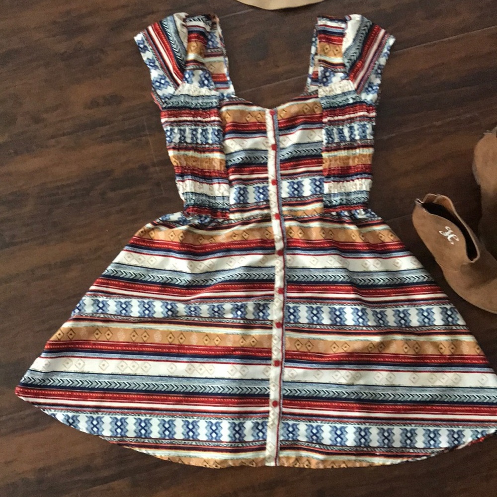 Speed control size Large Tribal Dress